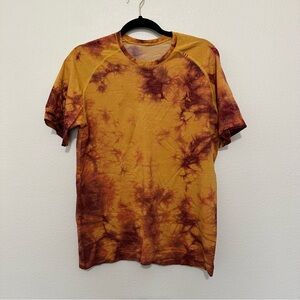 Lululemon Metal Vent Tech Short Sleeve Shirt 2.0 Disconnect Marble Dye Soleil M
